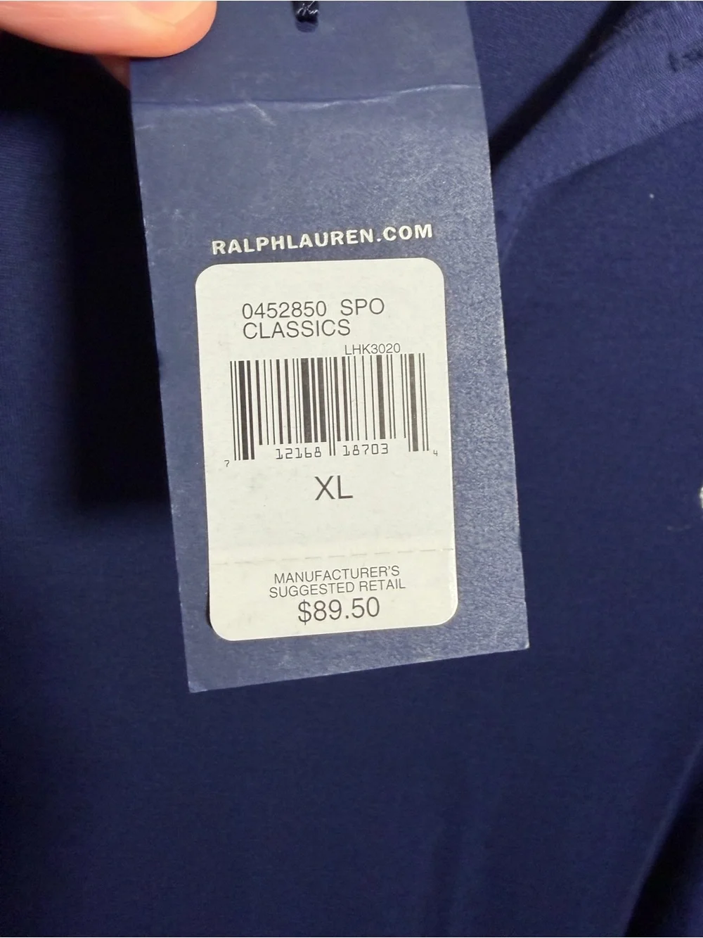 Ralph Lauren Golf Polo Navy  NWT